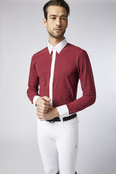 MIRADOLO CAMICIA DA COMPETIZIONE DA UOMO - Rosso mattone | Vestrum