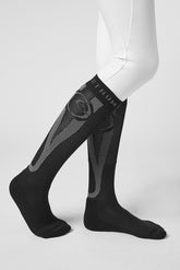 ROBBIO ULTRA LIGHT RIDING SOCKS - Black/pearl grey | Vestrum