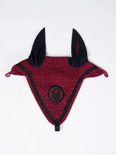 AUGUSTA HORSE EARNET - Burgundy white/black | Vestrum