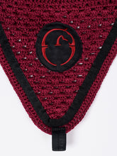 AUGUSTA HORSE EARNET - Burgundy white/black | Vestrum