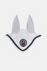 LEEDS HORSE EAR BONNET - Black/white | Vestrum