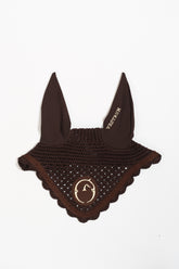 LEEDS HORSE EAR BONNET - Black/white | Vestrum