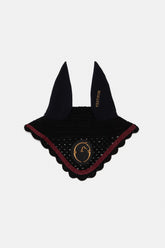 LEEDS HORSE EAR BONNET - Black/white | Vestrum