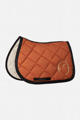 RAPALLO JUMPING SADDLE PAD PONY SIZE - Green/ivory | Vestrum