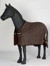 COPERTA IN VELLUTO PER CAVALLI VICENZA - Corten/nero | Vestrum