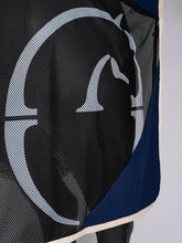 BERGAMO MESH ANTI-FLY RUG WITH HONEYCOMB COTTON - Air force/black/air force | Vestrum