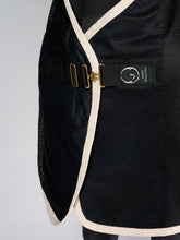 BERGAMO MESH ANTI-FLY RUG WITH HONEYCOMB COTTON - Air force/black/air force | Vestrum