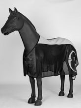 BERGAMO MESH ANTI-FLY RUG WITH HONEYCOMB COTTON - Pearl grey/black/pearl | Vestrum