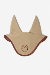 BRUXELLES HORSE EAR BONNET - TK FABRIC - Blue riviera/brown | Vestrum