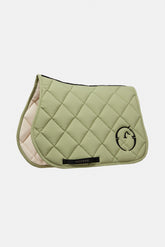 TOYAMA JUMPING SADDLE PAD - TK FABRIC - Dark olive green/corten | Vestrum