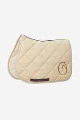 TOYAMA JUMPING SADDLE PAD - TK FABRIC - Pale olive/coconut | Vestrum