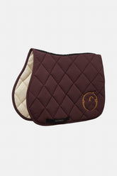 TOYAMA JUMPING SADDLE PAD - TK FABRIC - Dark olive green/corten | Vestrum