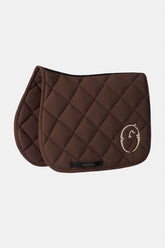 TOYAMA JUMPING SADDLE PAD - TK FABRIC - Dark olive green/corten | Vestrum