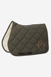 TOYAMA JUMPING SADDLE PAD - TK FABRIC - Pale olive/coconut | Vestrum