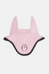 ALASSIO HORSE EAR BONNET WITH BLACK BORDER - Dark mauve | Vestrum