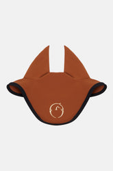 ALASSIO HORSE EAR BONNET WITH BLACK BORDER - Dark mauve | Vestrum