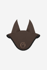 ALASSIO HORSE EAR BONNET WITH BLACK BORDER - Dark mauve | Vestrum