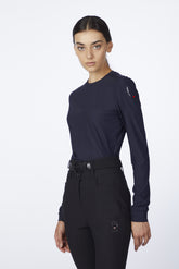 ALHENA MAGLIA DA ALLENAMENTO DONNA - Rosso rubino | Vestrum