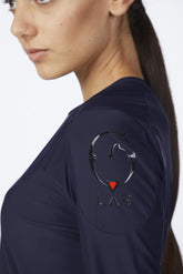 ALHENA MAGLIA DA ALLENAMENTO DONNA - Rosso rubino | Vestrum