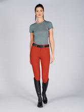 SYRACUSE PANTALONI DA EQUITAZIONE DA DONNA CON GRIP AL GINOCCHIO - Malva scuro | Vestrum