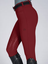 SYRACUSE PANTALONI DA EQUITAZIONE DA DONNA CON GRIP AL GINOCCHIO - Malva scuro | Vestrum