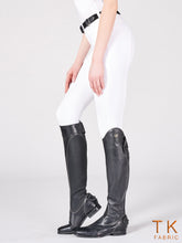 SYRACUSE WOMEN'S RIDING BREECHES WITH KNEE GRIP - TK FABRIC - Black | Vestrum