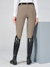 SYRACUSE PANTALONI DA EQUITAZIONE DA DONNA CON GRIP AL GINOCCHIO - TESSUTO TK - Nero | Vestrum