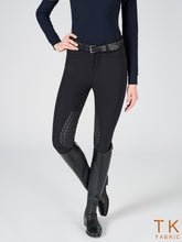 SYRACUSE WOMEN'S RIDING BREECHES WITH KNEE GRIP - TK FABRIC - Black | Vestrum