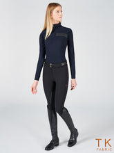 SYRACUSE WOMEN'S RIDING BREECHES WITH KNEE GRIP - TK FABRIC - Black | Vestrum