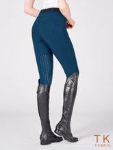 SYRACUSE PANTALONI DA EQUITAZIONE DA DONNA CON GRIP AL GINOCCHIO - TESSUTO TK - Nero | Vestrum
