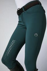 LAZISE WOMEN'S KNEE GRIP BREECHES WITH POCKETS ON THE BACK - Optical white | Vestrum