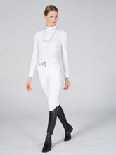 MOLVENO WOMEN'S RIDING BREECHES WITH KNEE GRIP - Dark grey blue navy | Vestrum