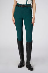 MOLVENO PANTALONI DA EQUITAZIONE DONNA CON GRIP AL GINOCCHIO - Verde ghiaccio | Vestrum