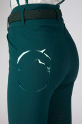 MOLVENO PANTALONI DA EQUITAZIONE DONNA CON GRIP AL GINOCCHIO - Verde ghiaccio | Vestrum