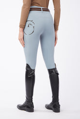 MOLVENO WOMEN'S RIDING BREECHES WITH KNEE GRIP - Dark grey blue navy | Vestrum