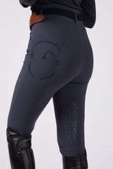 MOLVENO WOMEN'S RIDING BREECHES WITH KNEE GRIP - Dark grey blue navy | Vestrum