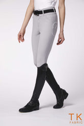 MOLVENO PANTALONI DA EQUITAZIONE DONNA CON GRIP AL GINOCCHIO - TESSUTO TK - Blu navy | Vestrum