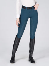 SYRACUSE WOMEN'S FULL GRIP RIDING BREECHES WITH V GRIP - Dusty blue | Vestrum
