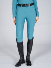 SYRACUSE WOMEN'S FULL GRIP RIDING BREECHES WITH V GRIP - Dusty blue | Vestrum