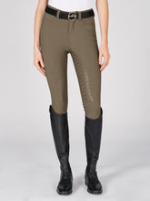 SYRACUSE WOMEN'S FULL GRIP RIDING BREECHES WITH V GRIP - Dusty blue | Vestrum