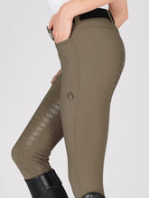 SYRACUSE WOMEN'S FULL GRIP RIDING BREECHES WITH V GRIP - Dusty blue | Vestrum