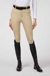 MOLVENO WOMEN'S RIDING BREECHES WITH FULL GRIP - TK FABRIC - Black | Vestrum