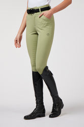 MOLVENO WOMEN'S RIDING BREECHES WITH FULL GRIP - TK FABRIC - Black | Vestrum