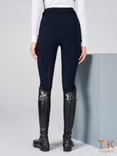 MOLVENO WOMEN'S RIDING BREECHES WITH KNEE GRIP - TK FABRIC - Black | Vestrum