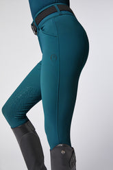 MOLVENO PANTALONI DA EQUITAZIONE DONNA CON GRIP AL GINOCCHIO - TESSUTO TK - Bianco ottico | Vestrum