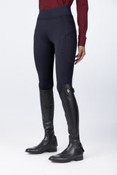VEGA LEGGINGS DA EQUITAZIONE DA DONNA CON FULL GRIP - Nero | Vestrum