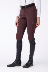 MARILEVA WOMEN'S RIDING BREECHES WITH KNEE GRIP - TK FABRIC - Optical white | Vestrum