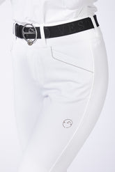 MARILEVA WOMEN'S RIDING BREECHES WITH FULL GRIP - TK FABRIC - Optical white | Vestrum