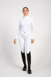 ANTILIA PANTALONI DA EQUITAZIONE DA DONNA CON GRIP AL GINOCCHIO - Bianco ottico | Vestrum