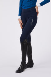 YAKUSHIMA WOMEN'S RIDING LEGGINGS WITH FULL GRIP - Blue navy | Vestrum